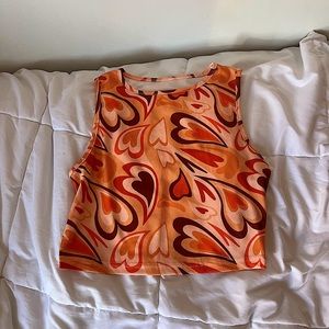 SHIEN Multicolored Cropped Tank Top